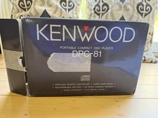 Kenwood DPC-81 CD Player Discman Walkman Portable Compact Disc for PARTS/REPAIR