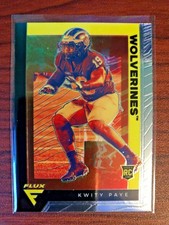 !!!     KWITY PAYE  PANINI FLUX   ROOKIE  FOOTBALL CARD  $$