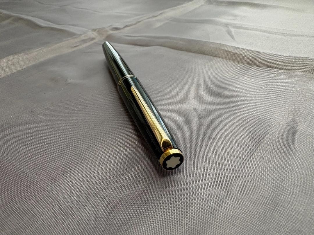 MONTBLANC Fountain Pen 585 Black with Converter & Bonus Parts 13.5