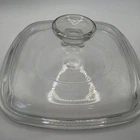 Pyrex + Corning Ware Replacement 7” Clear Glass Lid A-7-C Casserole LID ONLY