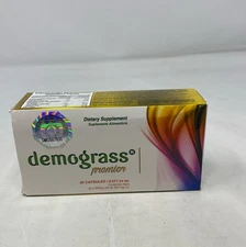 Demograss Premier 30 Capsules 500 mg - White/Gold Box with Authenticity Hologram