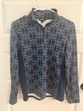 Kerrits Quarter Zip Up Tempo Fleece Tech Top Size Large