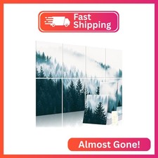 AUSLET 8 Pack Art Acoustic Panels, Decorative Sound Absorbing Wall Art