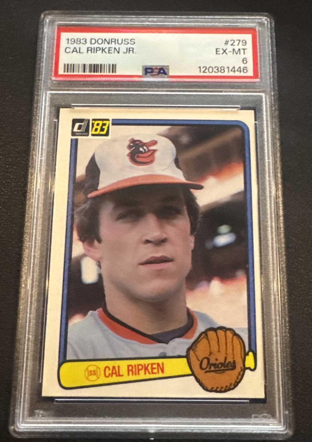 1983 DONRUSS #279 CAL RIPKEN JR. PSA 7