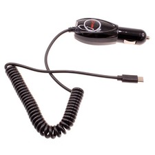 15W Car Charger Type-C Power Adapter DC Socket USB-C Coiled for Tablets