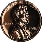 1956 Lincoln Cent Proof NGC PF68 RD Superb Eye Appeal Strong Strike
