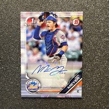 2019 Bowman NICK MEYER #PA-NM Rookie 1st AUTO - NEW YORK METS