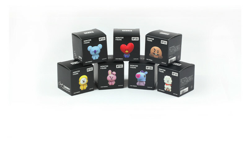 BT21 Character Monitor Figure 7types Official K-POP Authentic