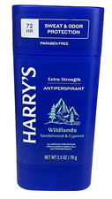 Harry's Extra Strength Wildlands Sandalwood  Cypress Scent Antiperspirant 2.5oz