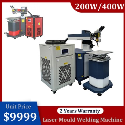 YAG Laser Mold Welding Machine 200W/400W Spot Welder Metal Jewelry Mold Repair