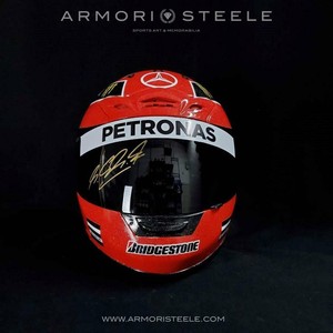Michael Schumacher 11 Signed Helmet Mercedes Display F1 Helmet Autographed 1 1 Ebay