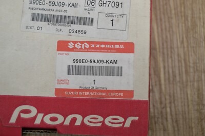 990E0-59J09-KAM Original Suzuki Rückfahrkamera Avic-D3 Swift 2008