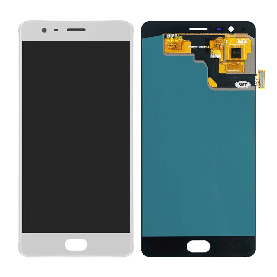 OEM OLED Screen LCD Display+Touch FIX For Oneplus 1+3 3T A3000 A3003 A3010 White - Image 2 of 3
