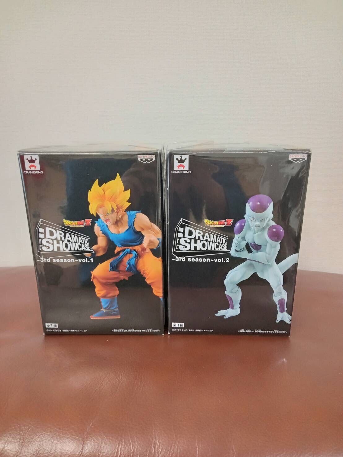 2pcs/set Orginal Bandai Dragon Ball Z Dramatic Showcase Freeza