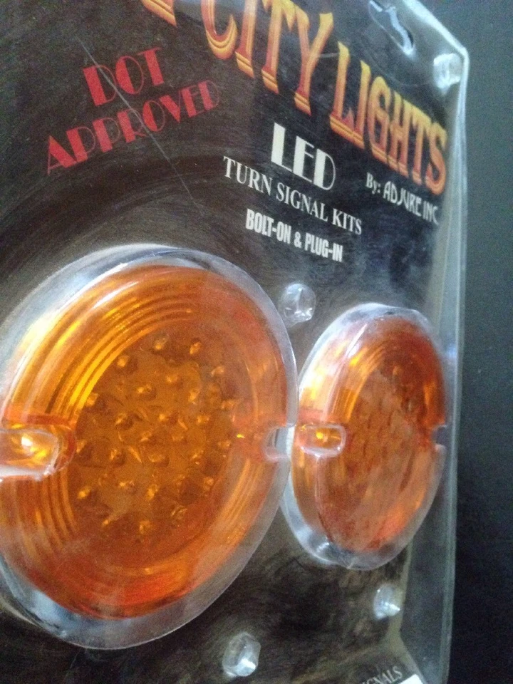 哈雷莉 led 转向信号镜头灯泡 fxr dyna softail Sportster 1 灯丝 rr — 第 2/4 张图片