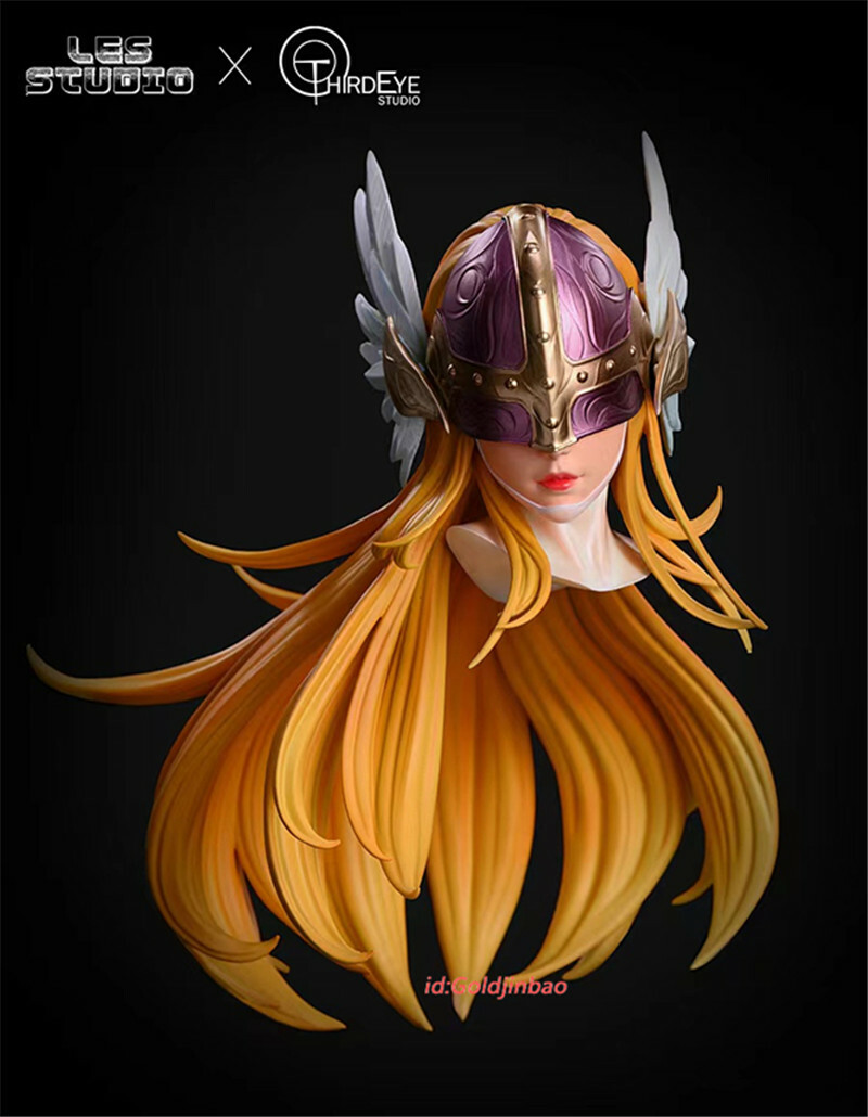 中古Digimonガレージキット（Angewomon＆Deviwomon） YY Studios 1/4 Scale Angewomon Lady Devimon Resin Model In Stock
