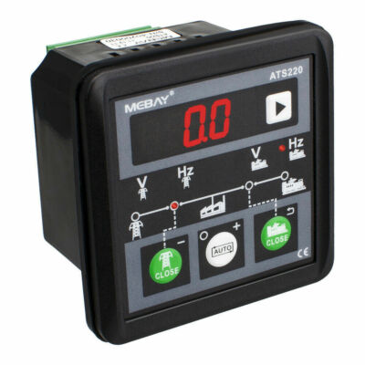 Genset Controller with ATS System of Mains and Power Genset 4 Digits LED Display