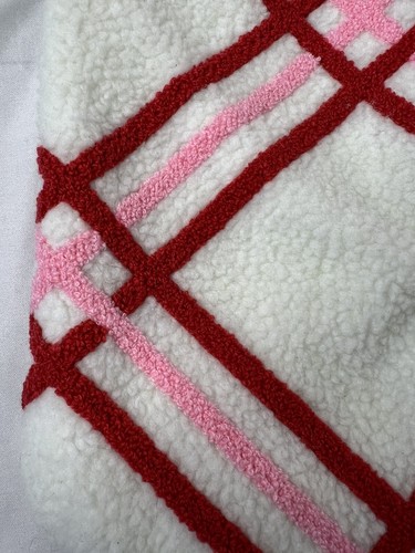Victoria's Secret PINK Stocking White Red Pink Striped Gold Logo Limited Edition - Picture 3 of 11