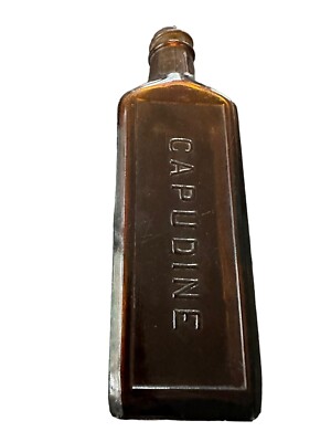 Hicks Capudine Amaber Bottle For Headaches, Colds, Indigestion Late 1800's