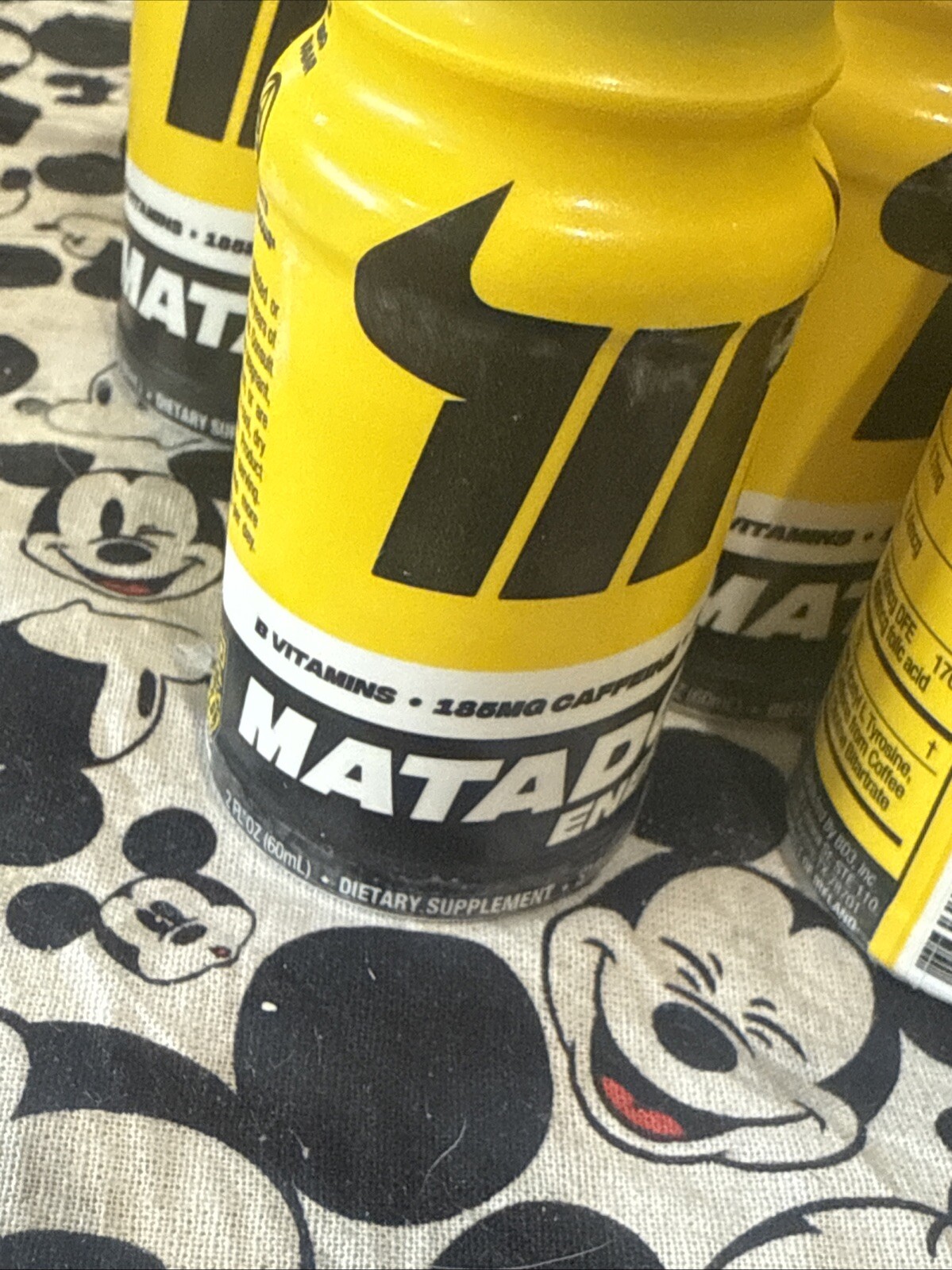 Matador Energy Shot Drink Strawberry Açaí 2oz W/o Box 12 Bottles EXP 10/25 Rd