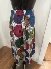 African print skirt