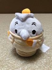 DISNEY STORE BEAUTY  THE BEAST LUMIERE UFUFY PLUSH SMALL 4 1/2" ROSE SCENT NWT