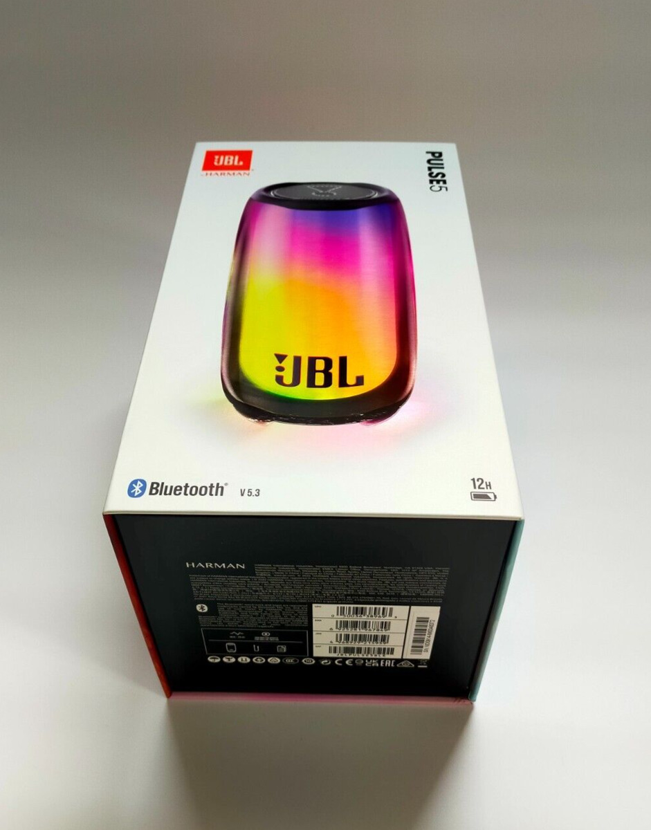 JBL Pulse 5 Speaker Black Portable Waterproof | eBay