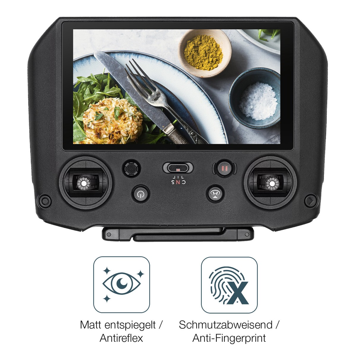 Pellicola Protettiva Dipos Per DJI RC Pro – Crystalclear, Realizzata In Germania, Anti-graffio - 3