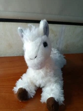 Aurora World Mini Flopsie White/Cream Llama 8" Plush Stuffed Animal 31744