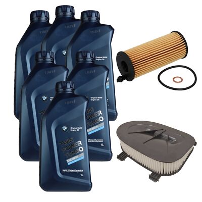 FEBI BILSTEIN Inspektionspaket 6L BMW Oil Twin Power Turbo 5W-30 für X3 F25