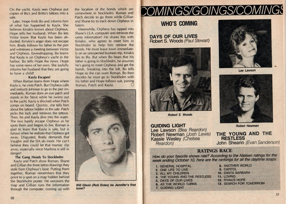 Soap Opera Digest December 2 1986 Patsy Pease Charles Shaughnessy Hunt Block - Image 3 of 3