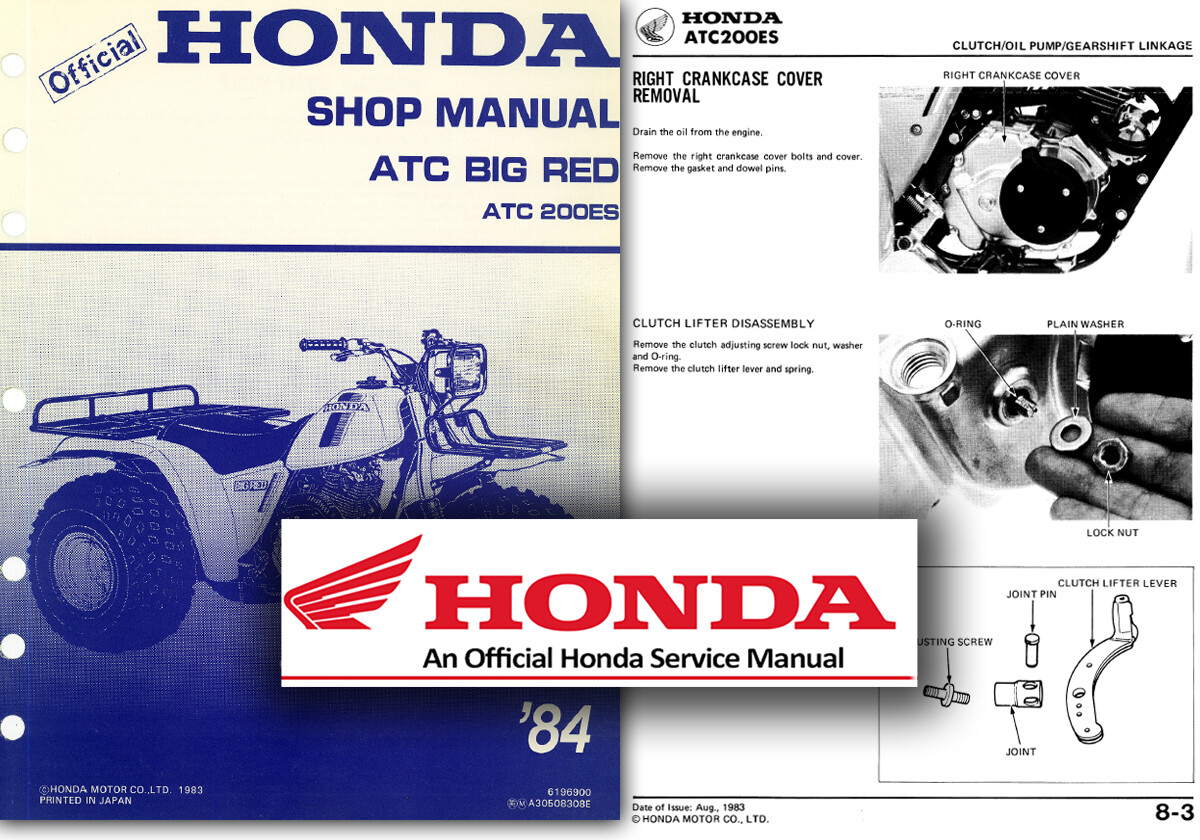 HONDA ATC200X サービスマニュアル Clymer Honda FourTrax 200SX & ATC200X 86-88 Service Manual
