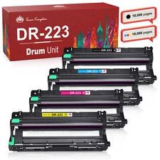 4 Pack DR223 Drum Unit compatible for Brother HL-L3270CDW L3290CDW MFC-L3710CW