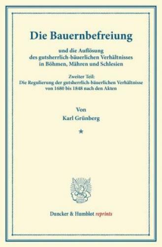Thumbnail - Die Bauernbefreiung Und Die Auflösung Des Gutsherrlich-bäuerlichen