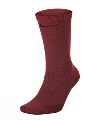 Nike Vapor Crew Football Socks Maroon Red SX5698-677 Boys