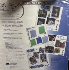 Creative Memories It's A Boy Border Pages Refill 12x12 5 Sheets 