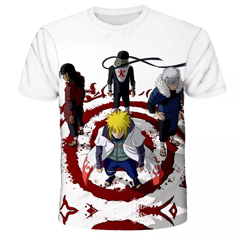 Camisa Camiseta Envio Hoje Minato Anime Desenhos Naruto 01