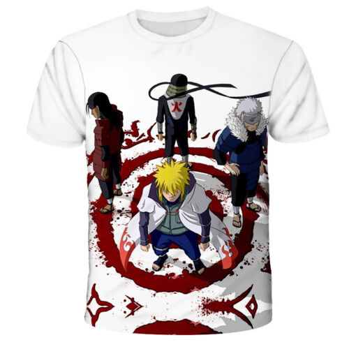 Camiseta Naruto Anbu Uzumaki Anime Manga Doble Cara Manga Corta Adulto Talla L M S - Imagen 1 de 3