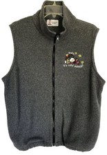 Vintage 90's Lighthouse Apparel Large Gray Fleece Snowman Baby It’s Cold-285