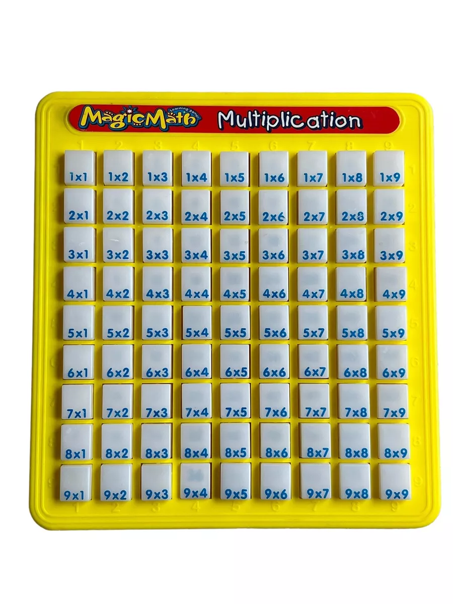 Vtg 1993 Magic Math Multiplication Machine Press See Educational