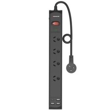 NEW Monster 4 Socket Surge Protection Board with USB-C  USB-A Ports