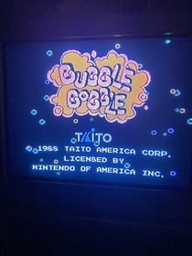 AUTHENTIC! Bubble Bobble (NES, 1988) Cleaned, Tested, and Working!