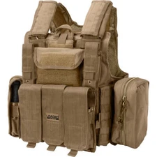 Barska Loaded Gear Tactical Vest MOLLE Adjustable Quick Release VX-300 Chest Rig