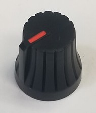 Vestax Knob , Round Black with Red Line PMC-03A, PMC-170A  K02100DD05