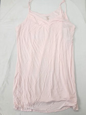 Shadowline Women's Soft Pink Nightgown Gown Size 2X NEW NOS 43" Long 95 Modal