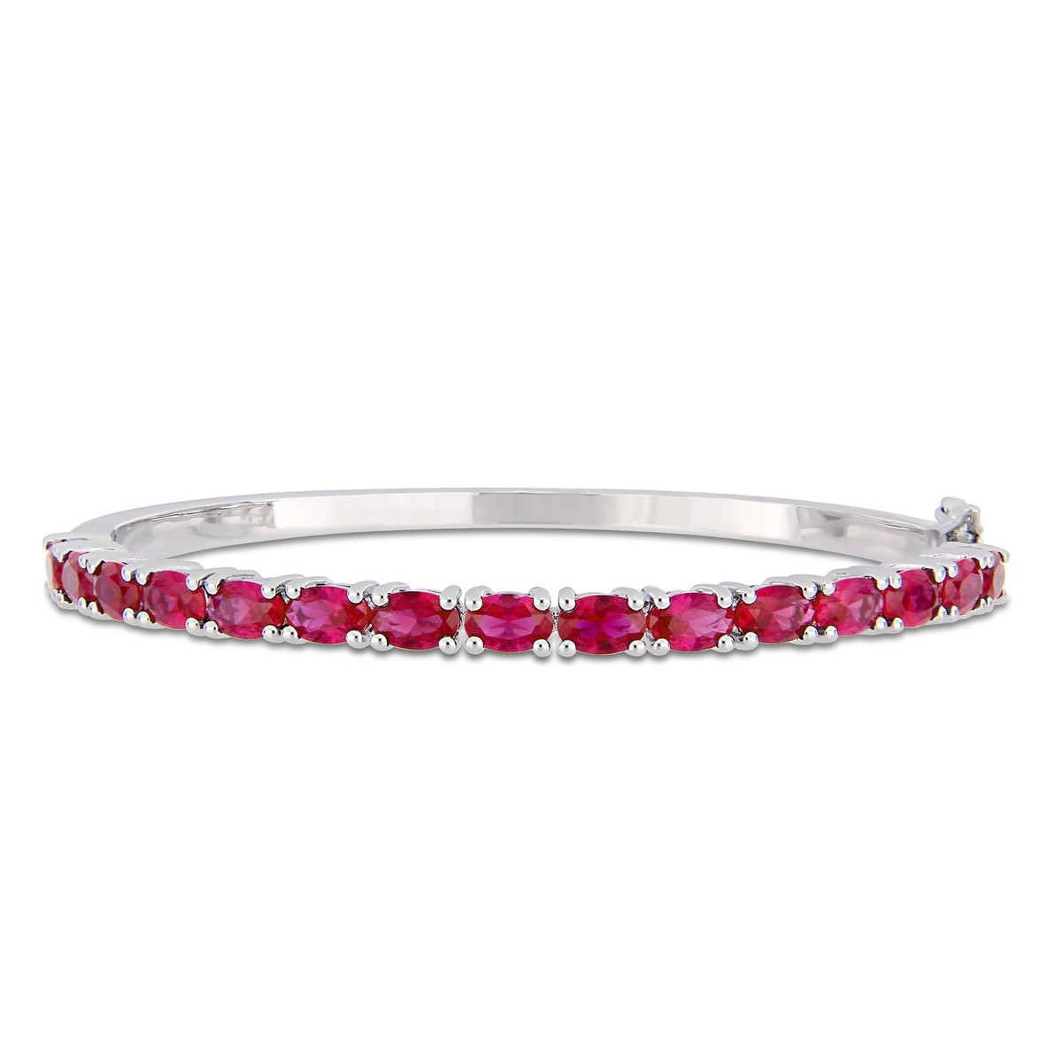 Amour Sterling Silver 11 1/4CT TGW Created Ruby Semi