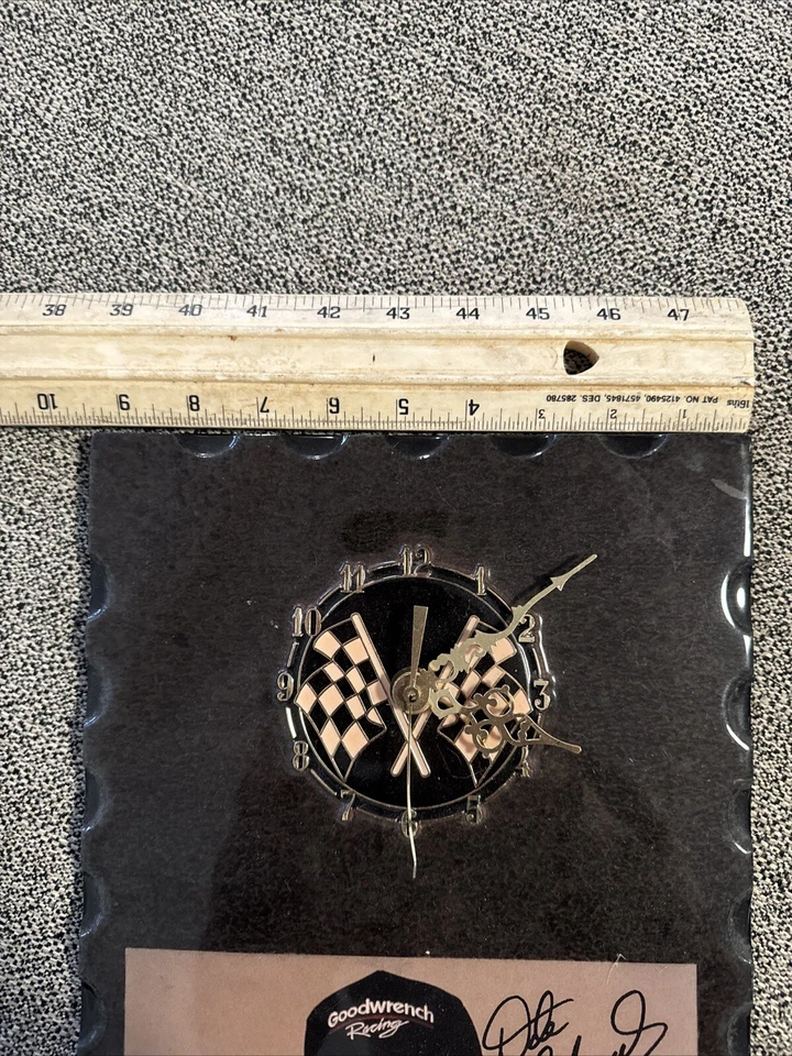 Reloj de pared de madera vintage Dale Earnhardt #3 hombre cueva garaje RCR Goodwrench GM Foto 4 de 4