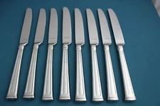 8 Dinner Knives Hollow Lenox ESQUIRE Stainless NEW 9 1/4"