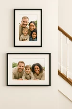 IKEA RIBBA Black Frame 50x70 cm Photo Poster Artwork Display Wall Mount