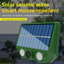 Solar Ultrasonic Animal Driver USB Charging Repellent for Outdoor Lawns Garden